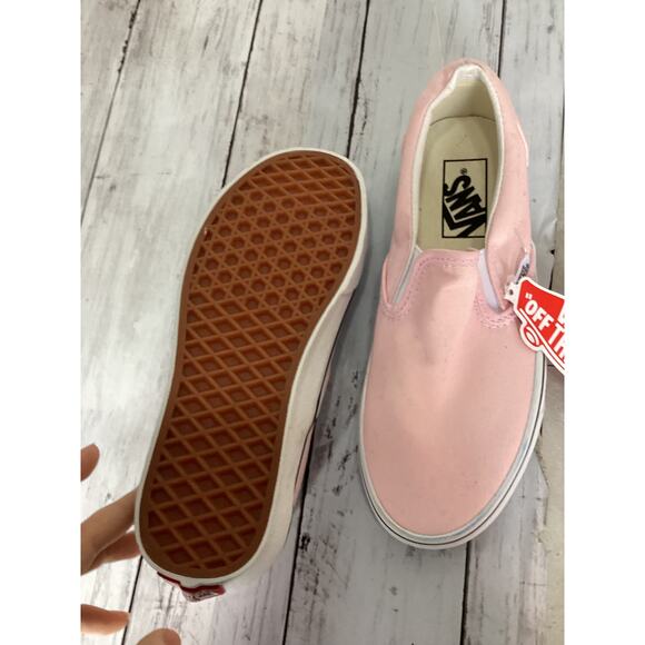 VANS OFF THE WALL Women’s Blushing/ Pink Slip on Shoes Size 6.5 - Picture 2 of 3